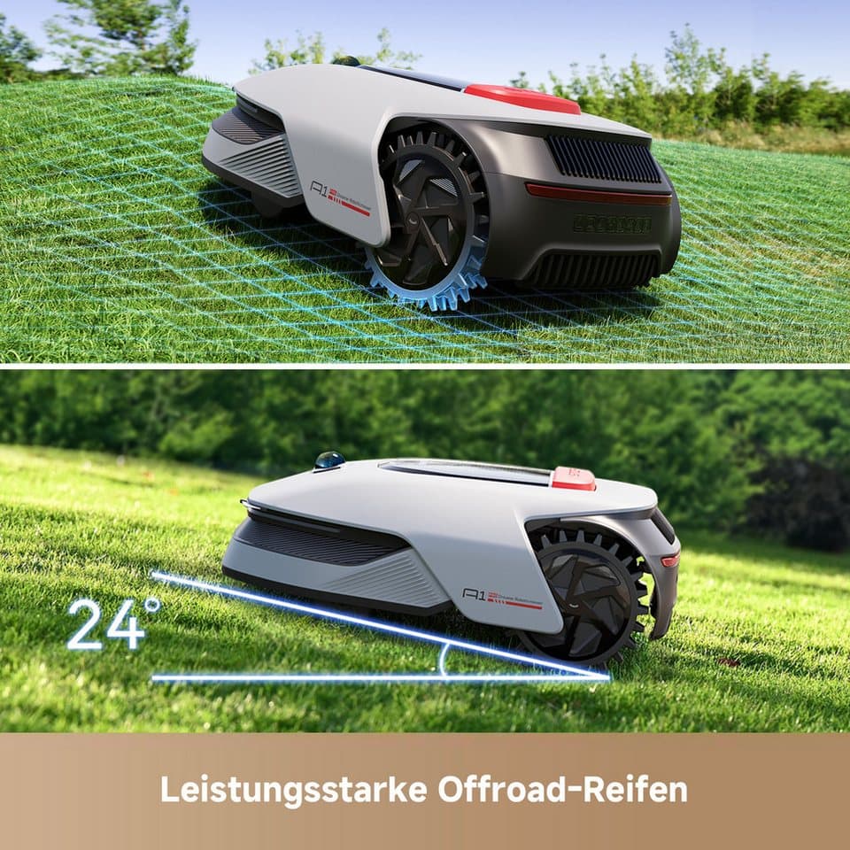 Dreame Rasenmähroboter Mower A1 Pro, bis 2000 m² Rasenfläche, (Set), präzise Navigation, U-förmige Mähstrategie, duales Kartenmanagement - Thumbnail 5