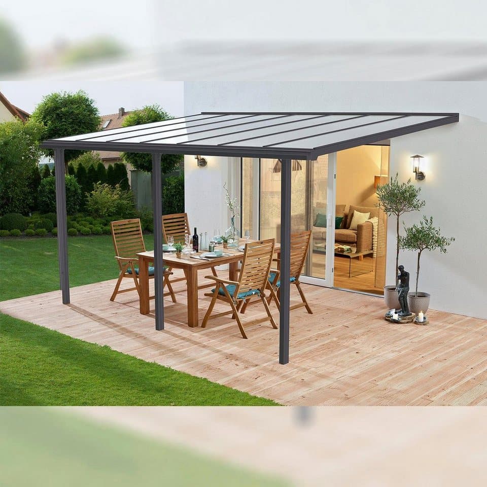 Beckmann Terrassendach TREND Gr. 4, BxT: 435x300 cm, Bedachung Doppelstegplatten - Thumbnail 5