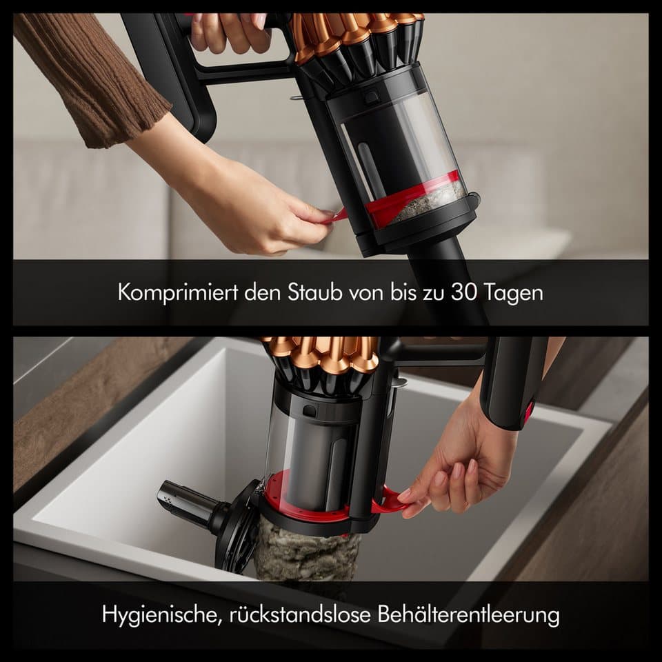 DYSON Akku-Hand-und Stielstaubsauger V16 (DS60) Piston Animal, 900W, bis zu 70 Minuten Laufzeit, 900 W, Haarentwirrungstechnologie - Thumbnail 6