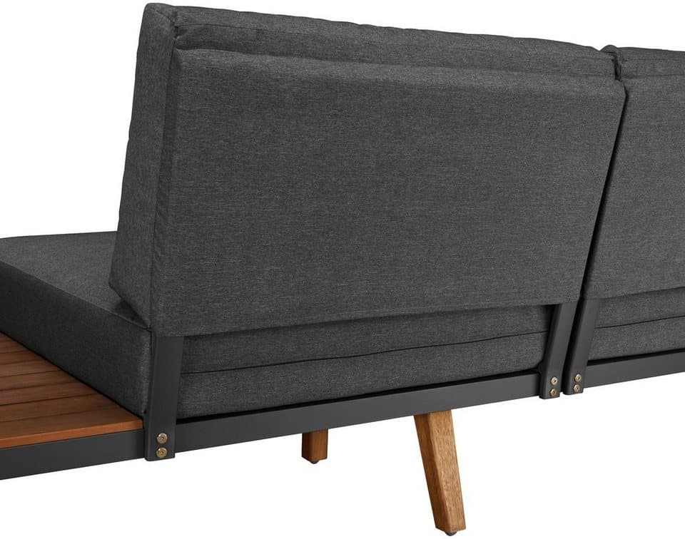 MERXX Gartenlounge-Set Athen, (15-tlg., 1x Eckbank, 1x Tisch 95x95 cm, inkl. Sitz- und Rückenkissen), Aluminiumgestell mit Akazienholz, FSC 100%, Unser Dauertiefpreis - Thumbnail 14