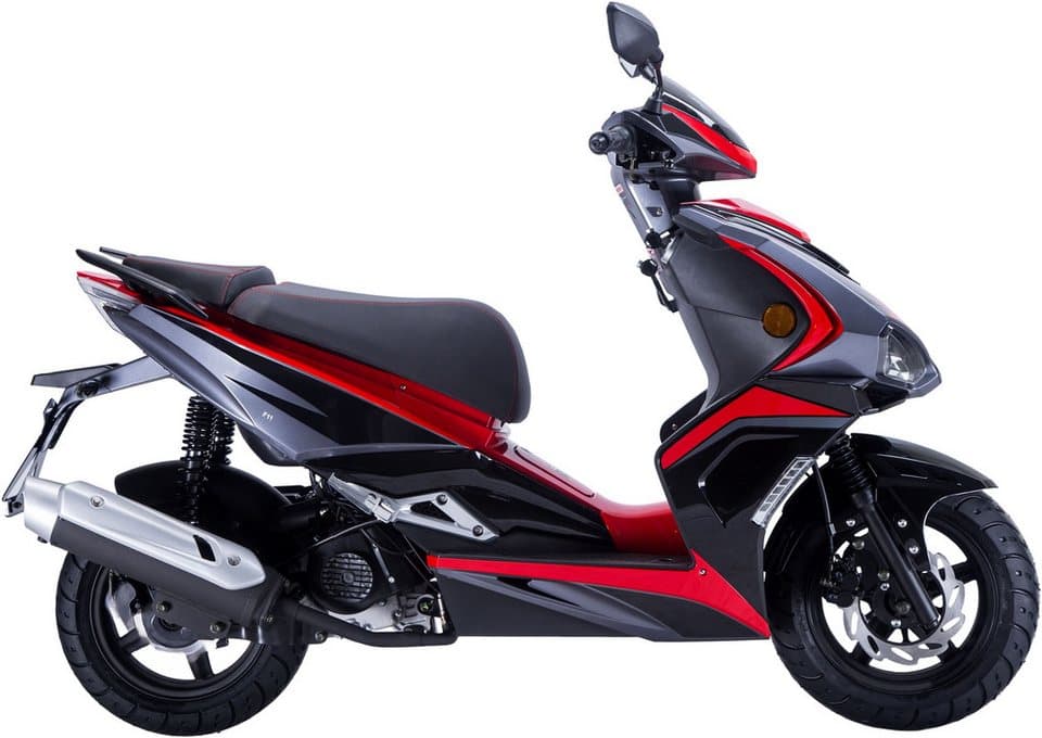 GT UNION Motorroller Striker 25, 49,5 ccm, 25 km/h, Euro 5, Luftgekühlter Motor - Thumbnail 3