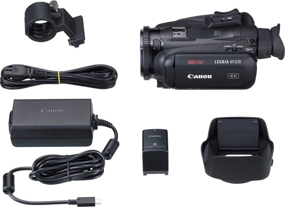 Canon LEGRIA HF G70 Camcorder (4K Ultra HD, 20x opt. Zoom) - Thumbnail 4
