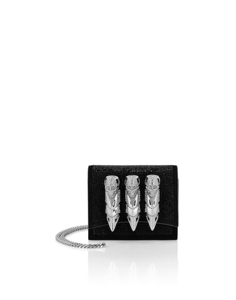PHILIPP PLEIN Clutch Eagle Verziert