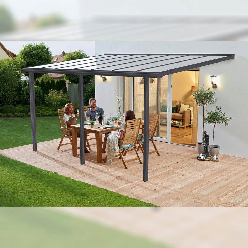 Beckmann Terrassendach TREND Gr. 4, BxT: 435x300 cm, Bedachung Doppelstegplatten - Thumbnail 2
