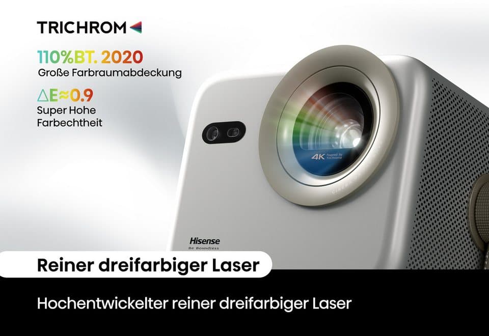 Hisense M2 PRO DLP-Beamer (1300 lm, 1000:1, 3840 x 2160 px, Hisense M2 PRO 4K UHD Laser Mini Projektor) - Thumbnail 9