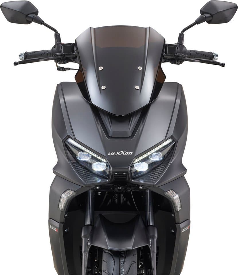 Luxxon Motorroller Silvermax 125 (85 km/h), E5+, Maxi-Scooter, matt-anthrazit, 125 ccm, 85 km/h, Euro 5+, Euro 5+, Windschild, CBS, USB-Anschluss, Maxi-Scooter, Keyless Go - Thumbnail 4