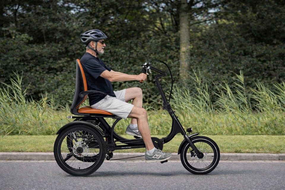 SachsenRAD E-Bike Dreirad T6 Comfort faltbar mit Alarmanlage, 7 Gang Shimano, Kettenschaltung, Heckmotor, 540 Wh - Thumbnail 3