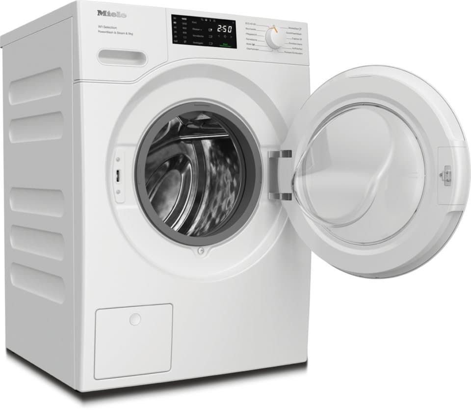 Miele Waschmaschine WSD383 WCS PWash&Steam&9kg, 9 kg, 1400 U/min, Getestet auf 20 Jahre perfekte Wäschepflege, 25 Jahre Motorgarantie - Thumbnail 2