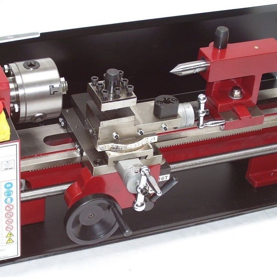 Apex Drechselbank Metalldrehmaschine Drehmaschine 300 Drehbank 55449 Metalldrehbank, (1-tlg) - Thumbnail 9