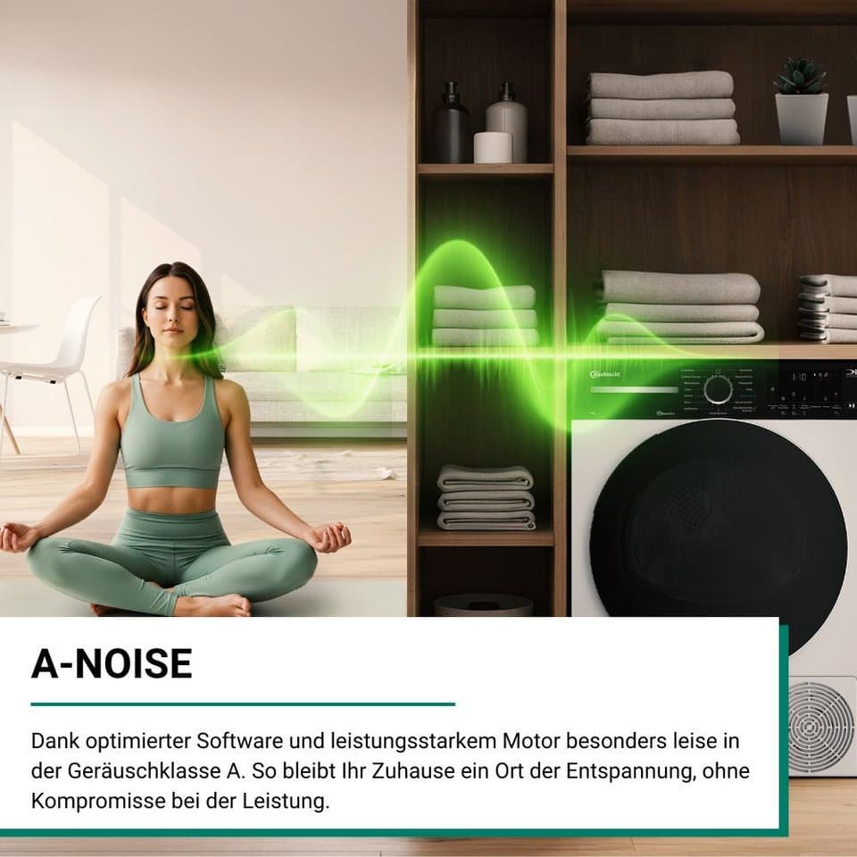 BAUKNECHT Wärmepumpentrockner BT 87A WB, IronEase – Bügelfrei auf Knopfdruck - Thumbnail 5