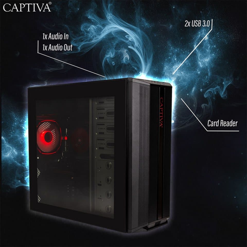 CAPTIVA Power Starter R79-997 Business-PC (AMD Ryzen 5 5600G, -, 16 GB RAM, 1000 GB SSD, Luftkühlung) - Thumbnail 6