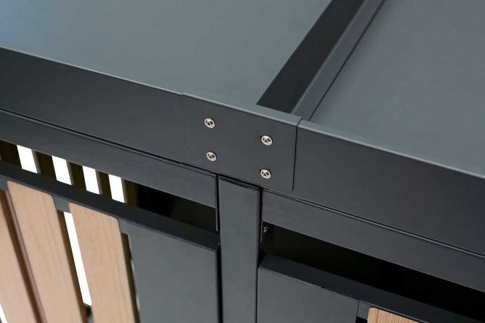 WESTMANN Mülltonnenbox WMHHWTC-62, für 2x240 l, BxTxH: 134x84x125 cm - Thumbnail 10