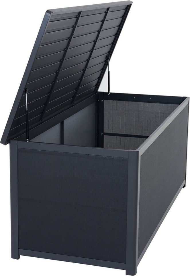 Siena Garden Kissenbox, Gestell aus Aluminium, Ranotex® Bezug, 181x79x75cm anthrazit - Thumbnail 9