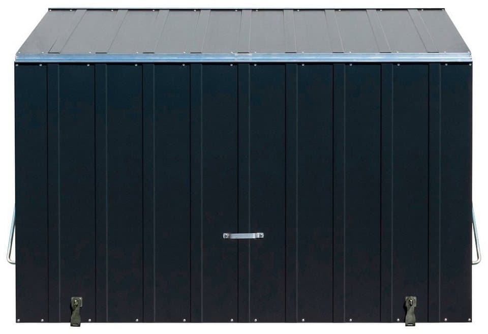 Trimetals Mülltonnenbox Sesame, Fahrradbox, BxTxH: 185x76x139 cm - Thumbnail 2