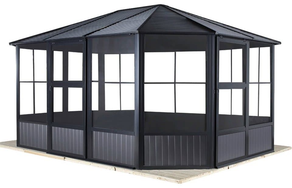 Sojag Pavillon Charleston 12x15, Wintergarten, BxT: 489x384 cm - Thumbnail 2