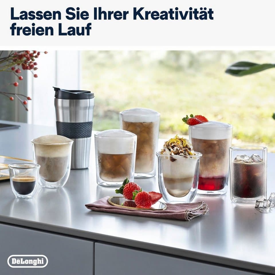 De'Longhi Kaffeevollautomat Eletta Explore Cold Brew ECAM450.86.T - 100 Rezepte (App), heiß & kalt, Cold Brew in unter 5 Minuten inkl. 3,5" Touch-Display & To-Go Funktion - Thumbnail 6