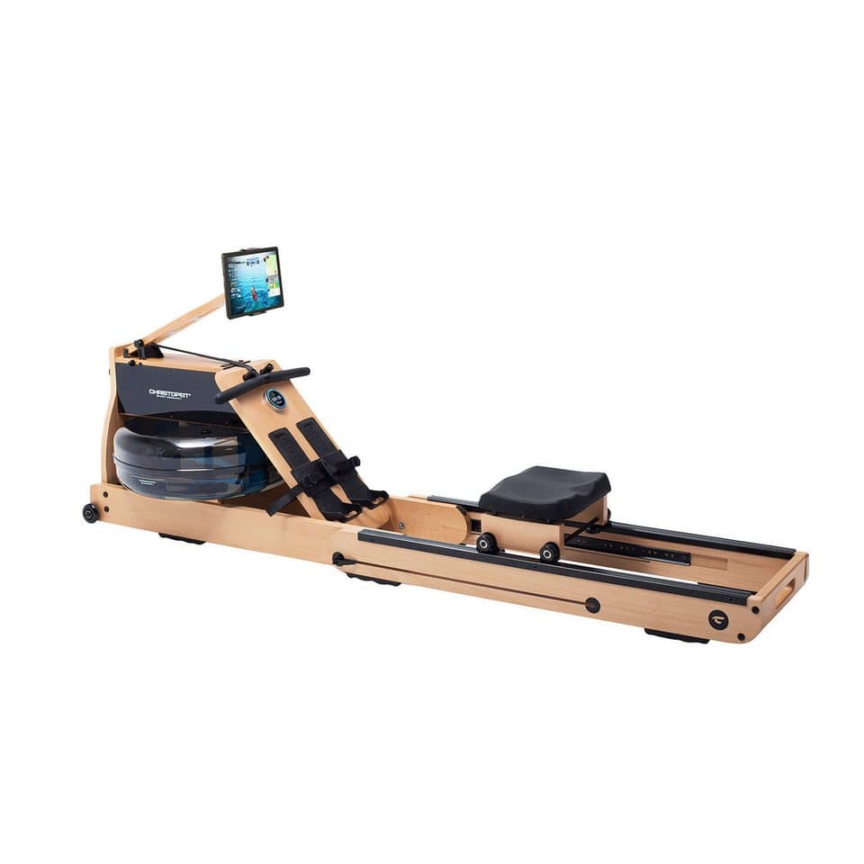 Christopeit Sport® Ruderzugmaschine WP 5000 Wasserrudergerät (Wasserwiderstand, Magnetwiderstand, Wassertank, Holz, Sport), Testsieger Stiftung Warentest Ausgabe 1/2025, Rudermaschine, Holz - Thumbnail 2