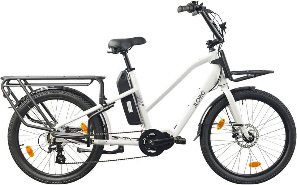 LLobe E-Bike Lastenrad Cargo City E-Bike Cargado, 7 Gang Shimano Tourney Schaltwerk, Kettenschaltung, Mittelmotor, 468 Wh - Bild 1