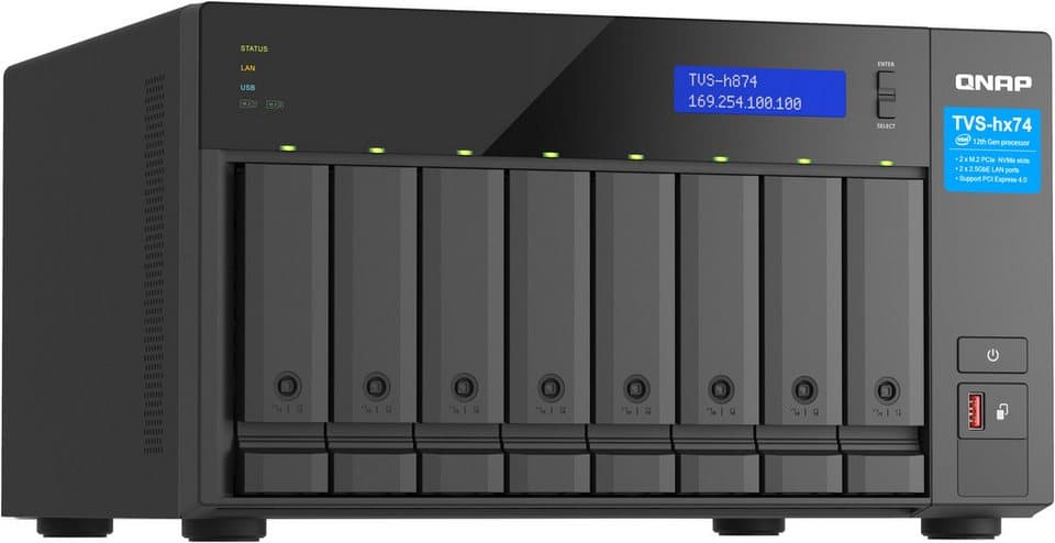 QNAP TVS-H874T-I7-32G NAS-Server - Thumbnail 4