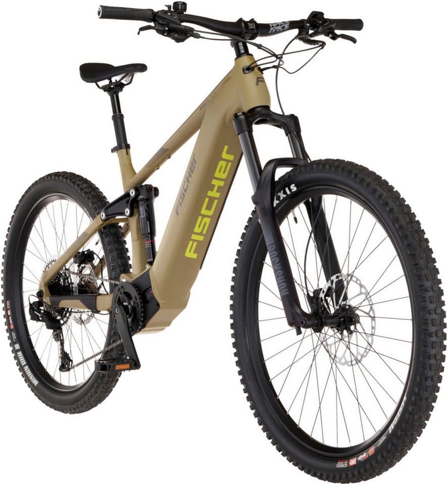 FISCHER Fahrrad E-Bike Mountainbike MONTIS 10.0i Fully 711, 12 Gang SRAM SX 11-50 Kettenschaltung Schaltwerk, Mittelmotor, 711 Wh, (mit Akku-Ladegerät, mit Werkzeug), Pedelec, Elektrofahrrad für Damen und Herren, MTB - Thumbnail 4