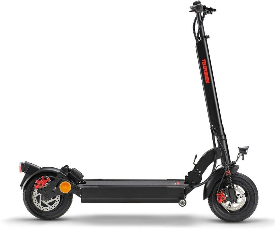 Telefunken E-Scooter Synergie S950, 20 km/h, (bis zu 50 km Reichweite, höhenverstellbar, faltbar, Scheibenbremsen), 350 W, mit Straßenzulassung, E-Scooter mit ABE - Thumbnail 2