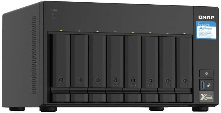 QNAP TS-832PX NAS-Server - Thumbnail 3