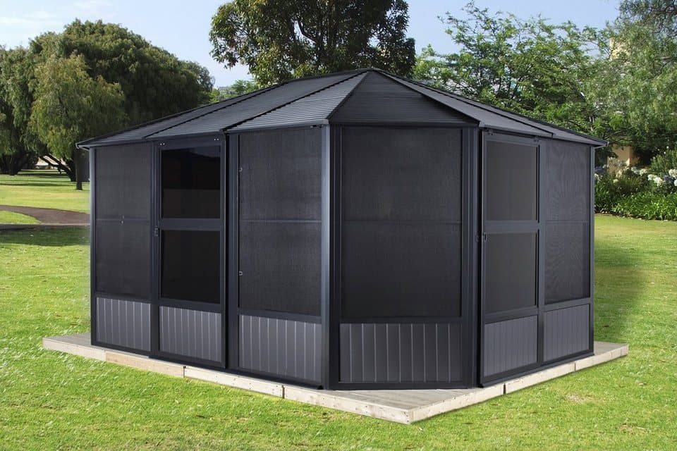 Sojag Pavillon Charleston 12x12, Wintergarten, BxT: 384x384 cm - Thumbnail 12