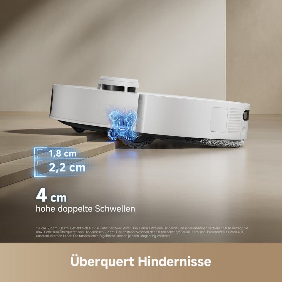 Dreame Saugroboter L50s Pro Ultra, 600 W, beutellos, Basisstation, App-Steuerung - Thumbnail 10