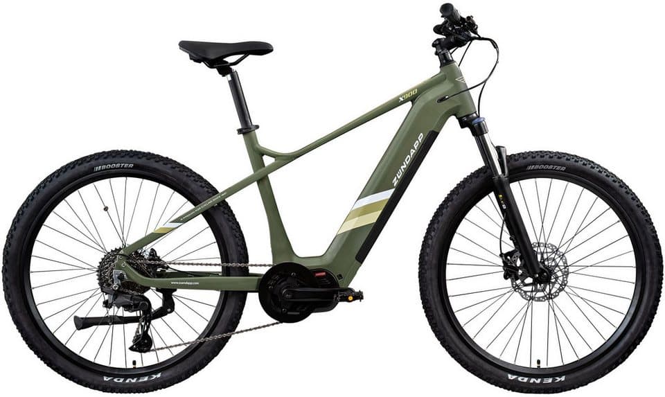 Zündapp E-Bike Mountainbike X900, 10 Gang Shimano Cues U6020 SGS Schaltwerk, Kettenschaltung, Mittelmotor, 715,68 Wh, Pedelec, Elektrofahrrad für Damen und Herren, MTB - Bild 1