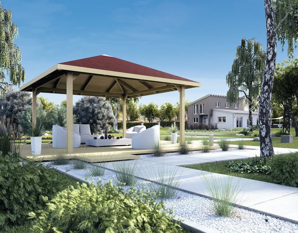 weka Pavillon Paradies 2, BxT: 380x380 cm - Bild 1