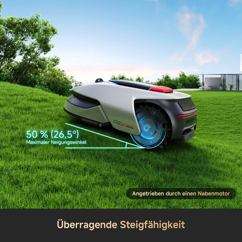 Dreame Rasenmähroboter A2 1200, bis 1200 m² Rasenfläche, Kantenschnittsystem, automatische Begrenzungseinrichtung, KI-Kamera - Thumbnail 3