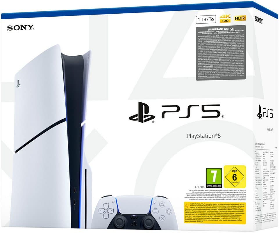 PlayStation 5 PS5 Disk Edition (Slim) + Star Wars Outlaws 1TB - Thumbnail 10