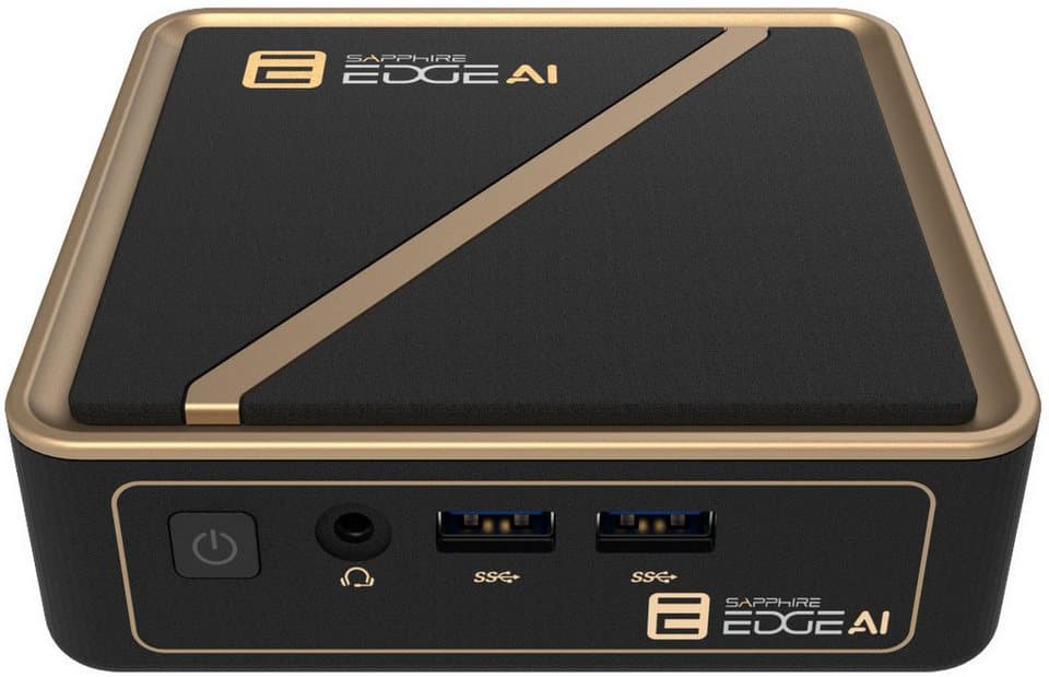 Sapphire EDGE AI 370 Barebone-PC (AMD Ryzen AI 9 HX 370, Radeon 890M, 96 GB RAM, 0 GB SSD, Luftkuhlung) - Thumbnail 3