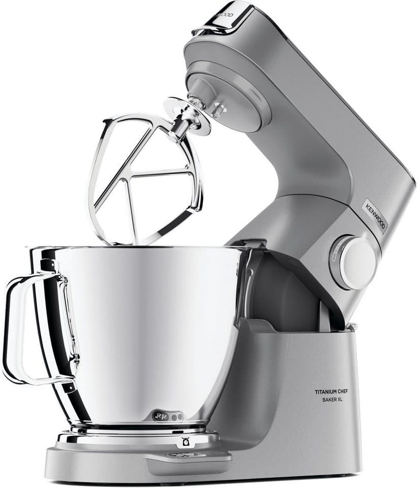 KENWOOD Küchenmaschine Titanium Chef Baker XL KVL85.704SI, 1200 W, 7 l Schüssel, inkl. umfangreiches Zubehör, mit integrierter EasyWeigh Waage - Thumbnail 4