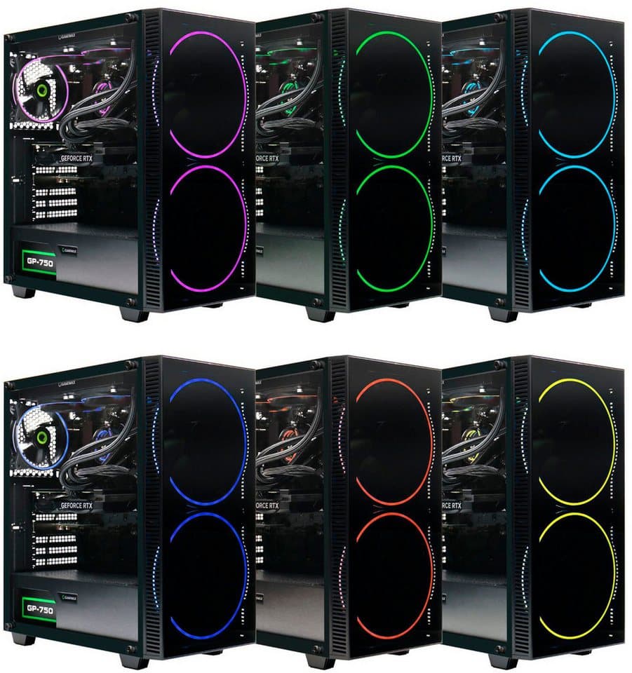 GAMEMAX MegaDeal Black Hole 2839 AMD Ryzen 5 7500F 32GB DDR5 1TB SSD RTX 5070 Gaming-PC-Komplettsystem (34", AMD Ryzen 5 7500F, RTX 5070, 32 GB RAM, 1000 GB SSD, Windows 11, DDR5 RAM + MSI MAG 342CQR E2 Curved Monitor 86cm (34) - Thumbnail 7