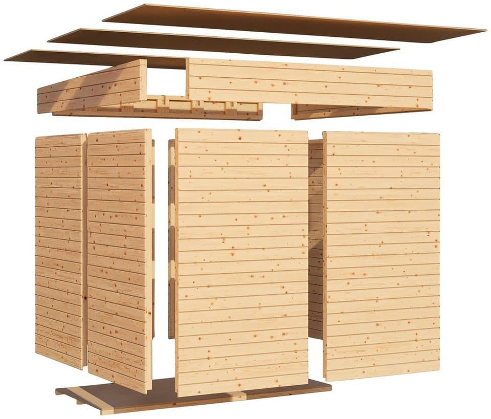 KONIFERA Gartenhaus Amrum 2, BxT: 340x199 cm, (Set), Inklusive Fussboden - Thumbnail 8
