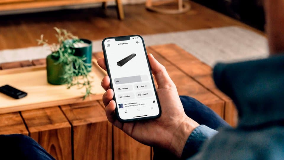 Bose Set: Smart Soundbar+Bass 500+Rear Speaker Soundbar Stereo (Bluetooth, WLAN, 40 W) - Thumbnail 6