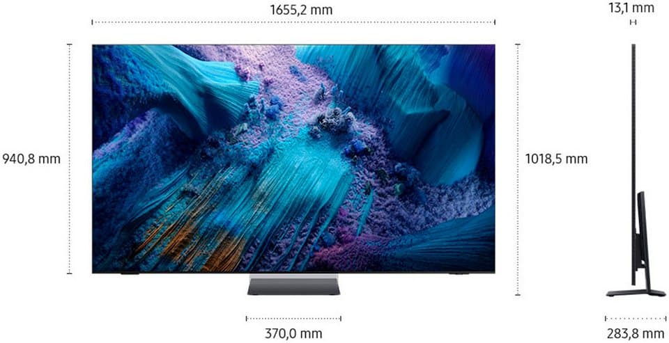 Samsung GQ75QN990FT QLED-Fernseher (189 cm/75 Zoll, 8K Ultra HD, Smart-TV, 8K AI Upscaling Pro & Glare Free, Wireless One Connect Box, Art Store) - Thumbnail 13