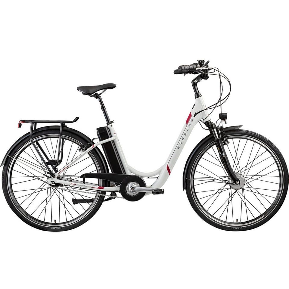 Zündapp E-Bike Cityrad Z517, 7 Gang, Nabenschaltung, Frontmotor, 531 Wh, E Bike Damenfahrrad 28 Zoll 155 - 190 cm mit 7 Gang Nabenschaltung - Bild 1