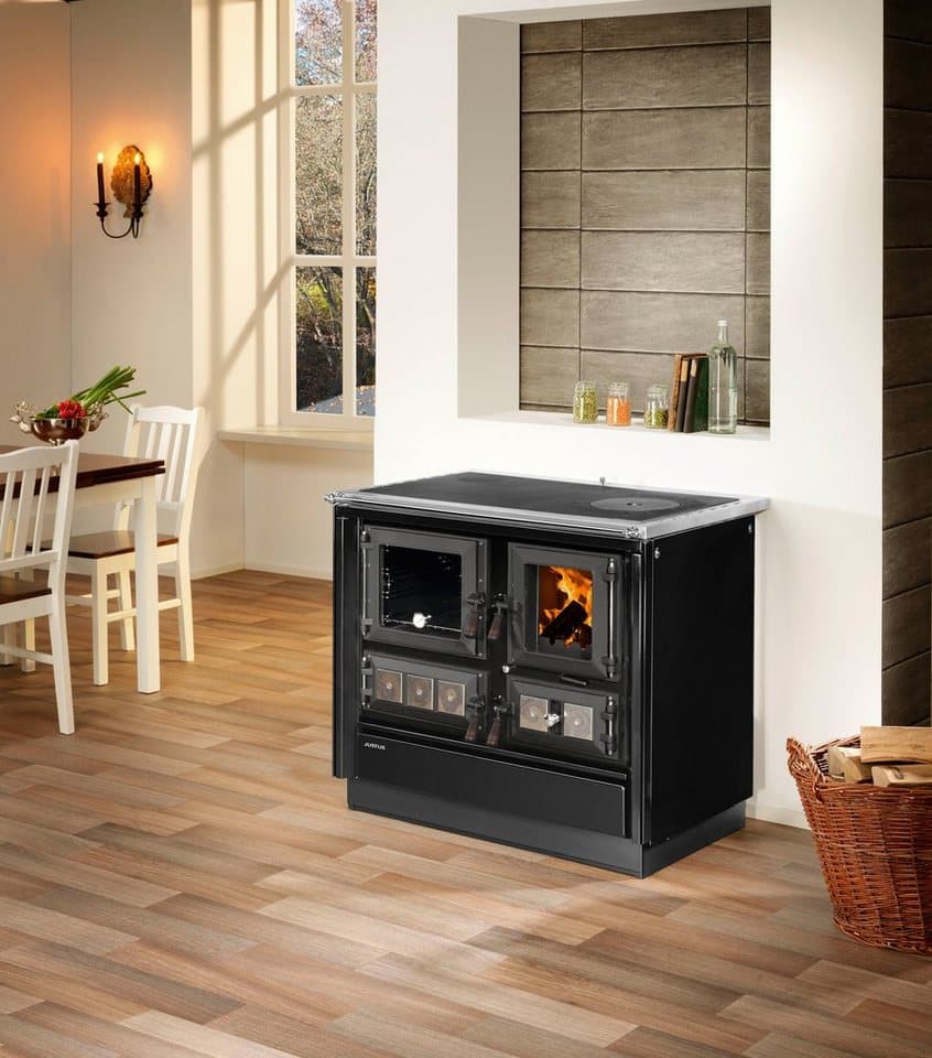 JUSTUS Festbrennstoffherd Rustico-90 2.0, 7,2 kW, Zeitbrand - Thumbnail 2