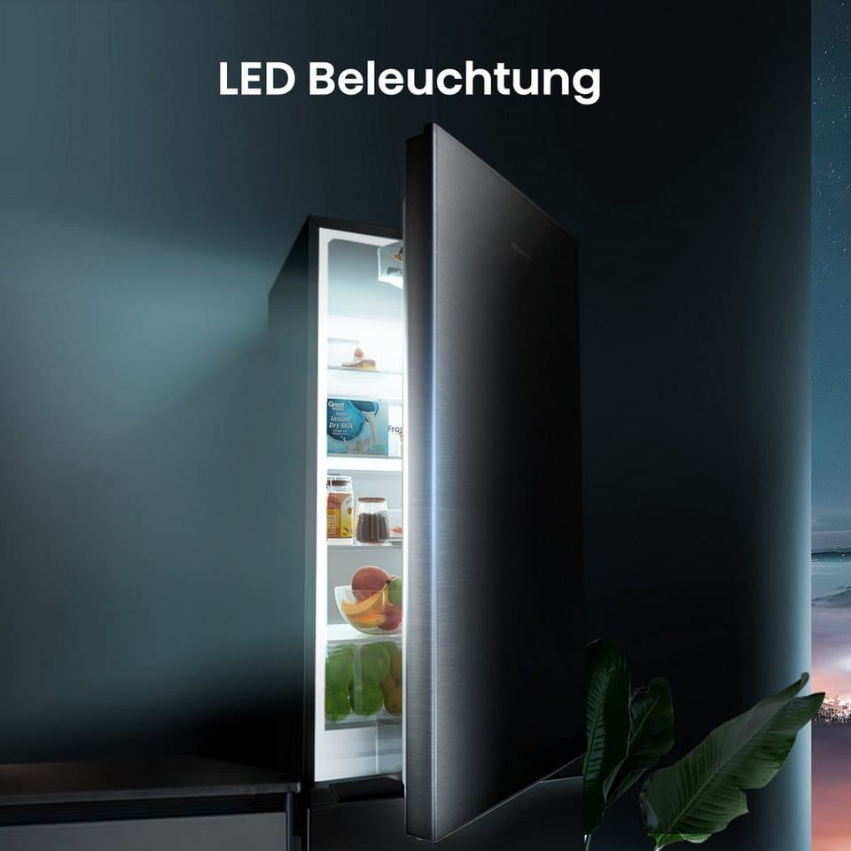 Hisense Kühl-/Gefrierkombination RB440N4AFA, 201,7 cm hoch, 59,5 cm breit, Total No Frost, 0° Cooling Schublade, Flaschenablage, Super Freeze - Thumbnail 14