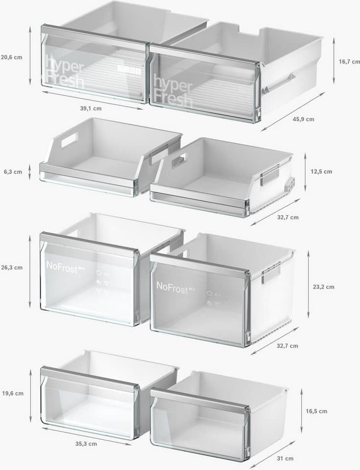 SIEMENS Multi Door iQ700 KF96DPXEA, 183 cm hoch, 90,5 cm breit - Thumbnail 11