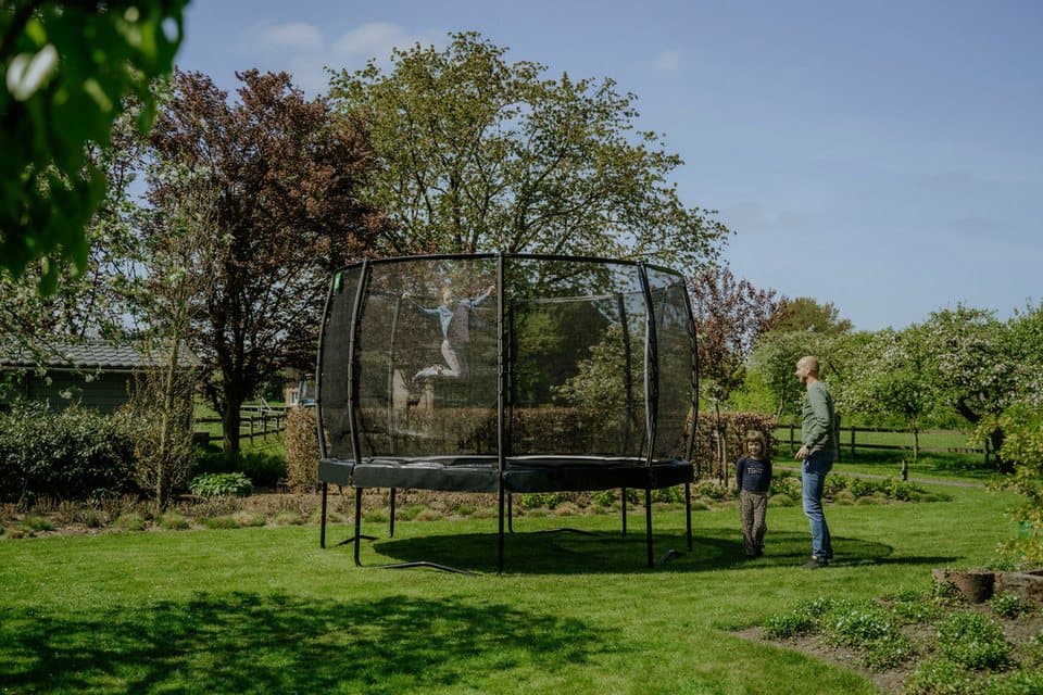 EXIT Gartentrampolin Allure Premium, Ø 427 cm, mit Sicherheitsnetz - Thumbnail 9