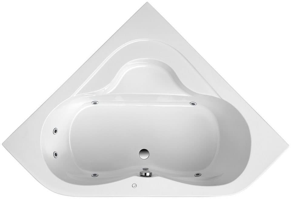 OTTOFOND Whirlpool-Badewanne Lucia, (Komplett-Set, 1-tlg), Typ 1, chrom - Bild 1