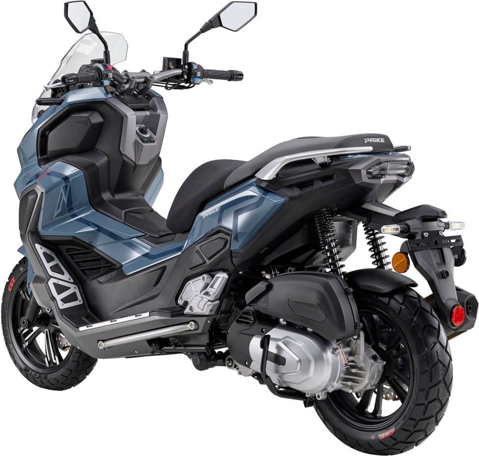 PRIKE Motorroller PRIKE XDV 125, E5+, Adventure, ADV Roller, 125 ccm, 95 km/h, Euro 5+, ABS, Windschutz, Heizgriffe, USB, EFI, digitales Display - Thumbnail 2