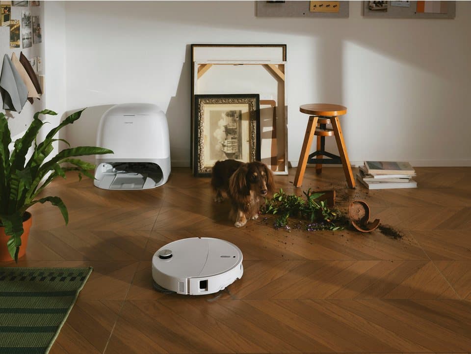 Roborock Nass-Trocken-Saugroboter Qrevo Curv 2 Pro X mit Wischfunktion, 60 W, mit Beutel, FlexiArm Design Seitenbürste, DuoDivide Bürste, autom. Moppreinigung. - Thumbnail 22