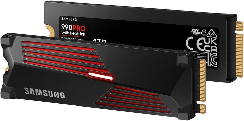 Samsung 990 PRO Heatsink interne SSD (4000 GB) 2,5" 7450 MB/S Lesegeschwindigkeit, 6900 MB/S Schreibgeschwindigkeit - Thumbnail 3