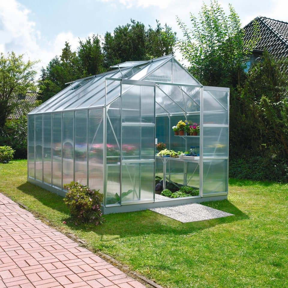 KONIFERA Gewächshaus Calisto 11500, BxTxH: 254 x 441 x 230 cm, 4 mm Wandstärke - Bild 1