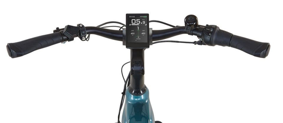 Prophete E-Bike Cityrad Geniesser 5.0 mit Gates Riemenantrieb, 7 Gang Shimano Nexus Schaltwerk, Nabenschaltung, Mittelmotor, 540 Wh, Suntour Parallelogramm Federsattelstütze - Thumbnail 5