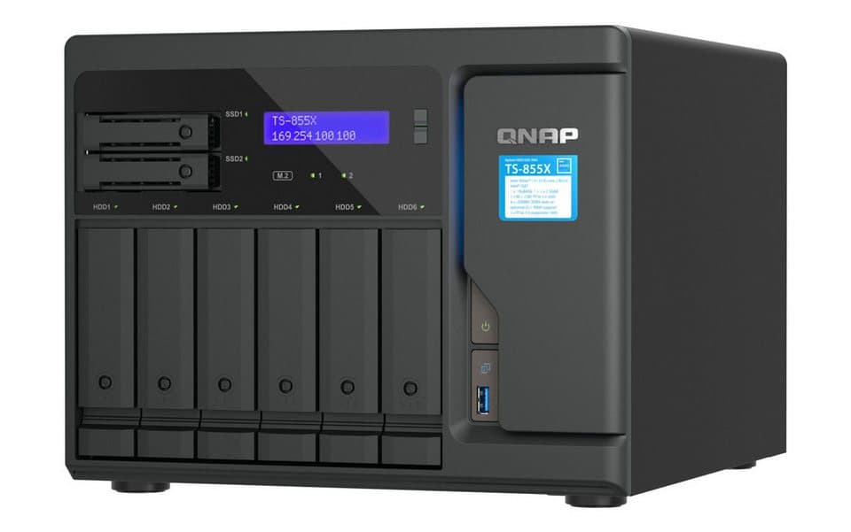 QNAP TS-855X NAS-Server - Thumbnail 3
